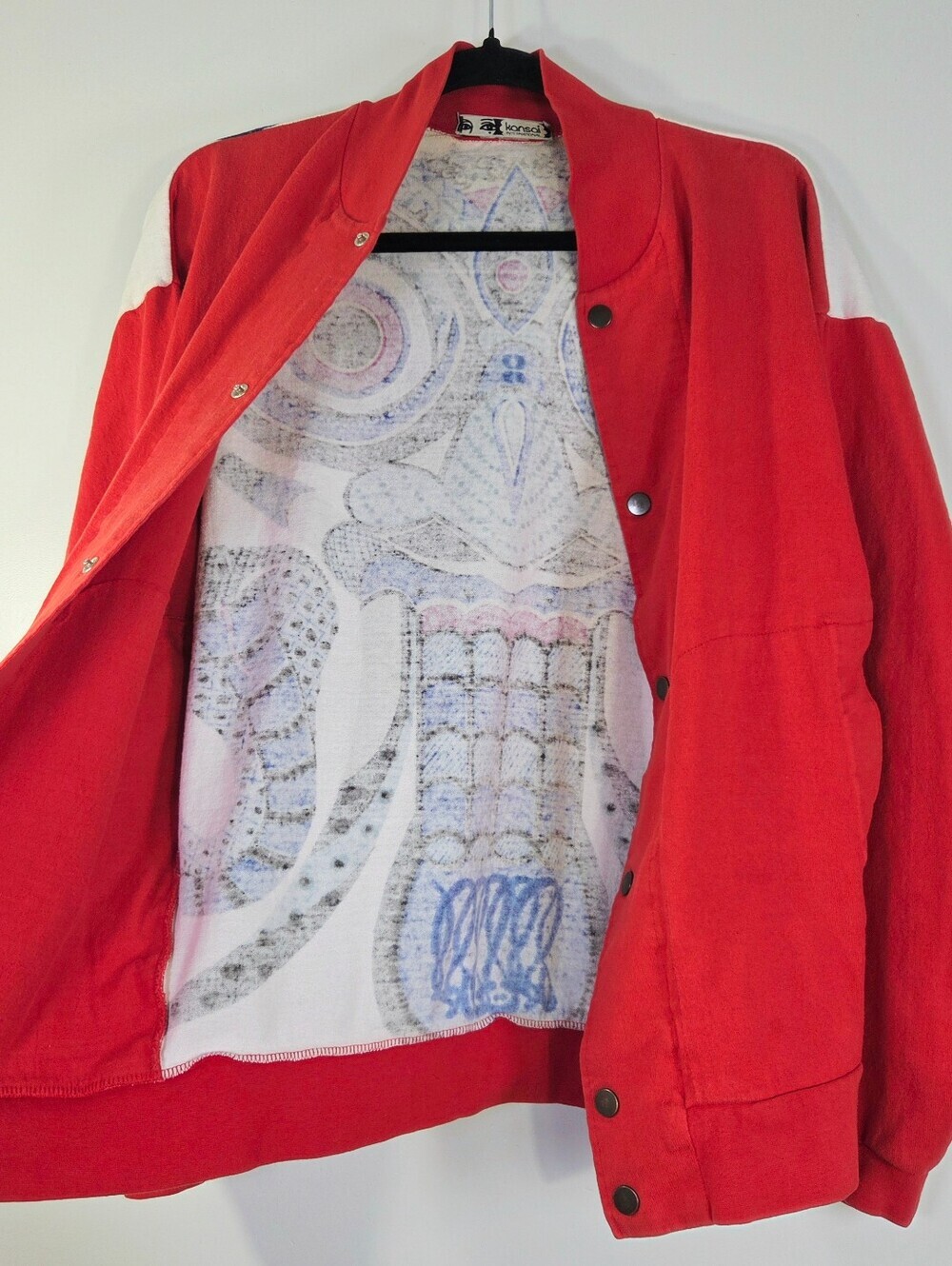 VINTAGE KANSAI INTERNATIONAL YAMAMOTO SNAP FRONT SWEATER JACKET. - Picture 3 of 6
